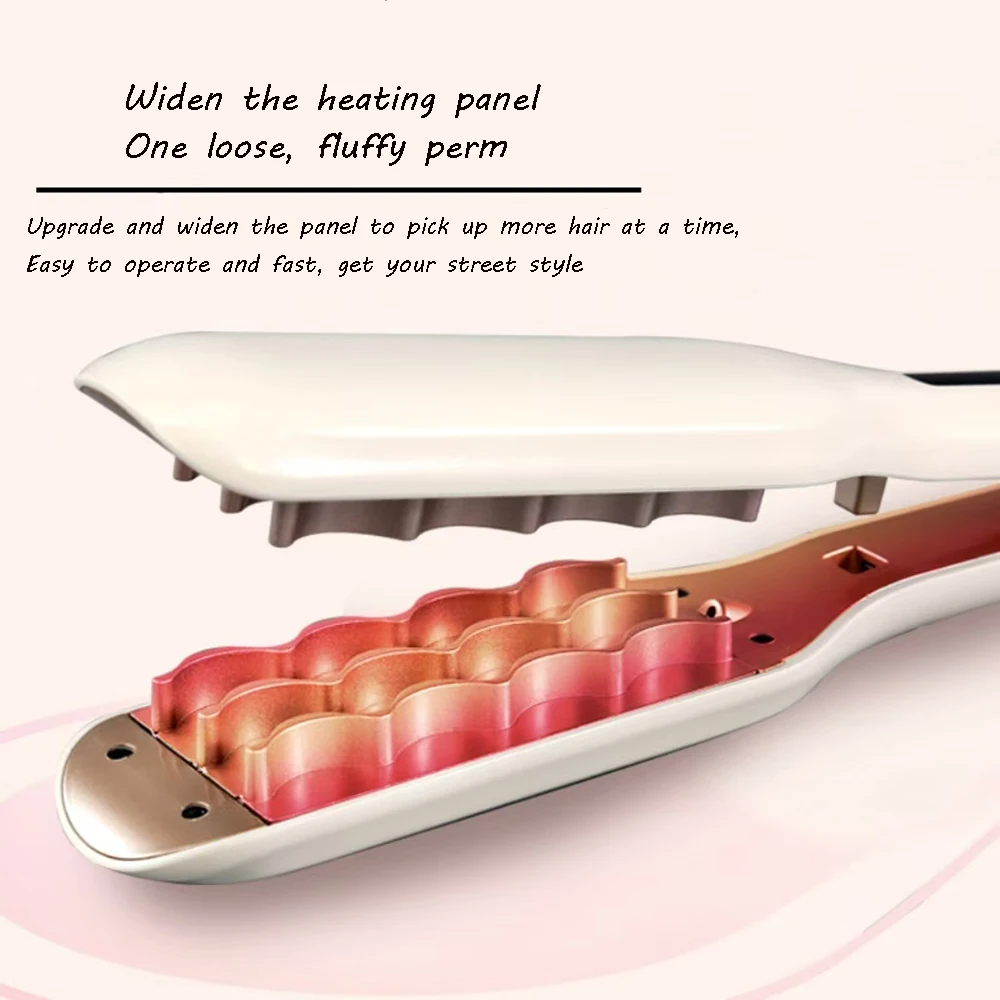 13MM Electric Curling Iron Corn PermWater Ripple Wave Curling Tool Splint Flat Iron Hair Styling Tools