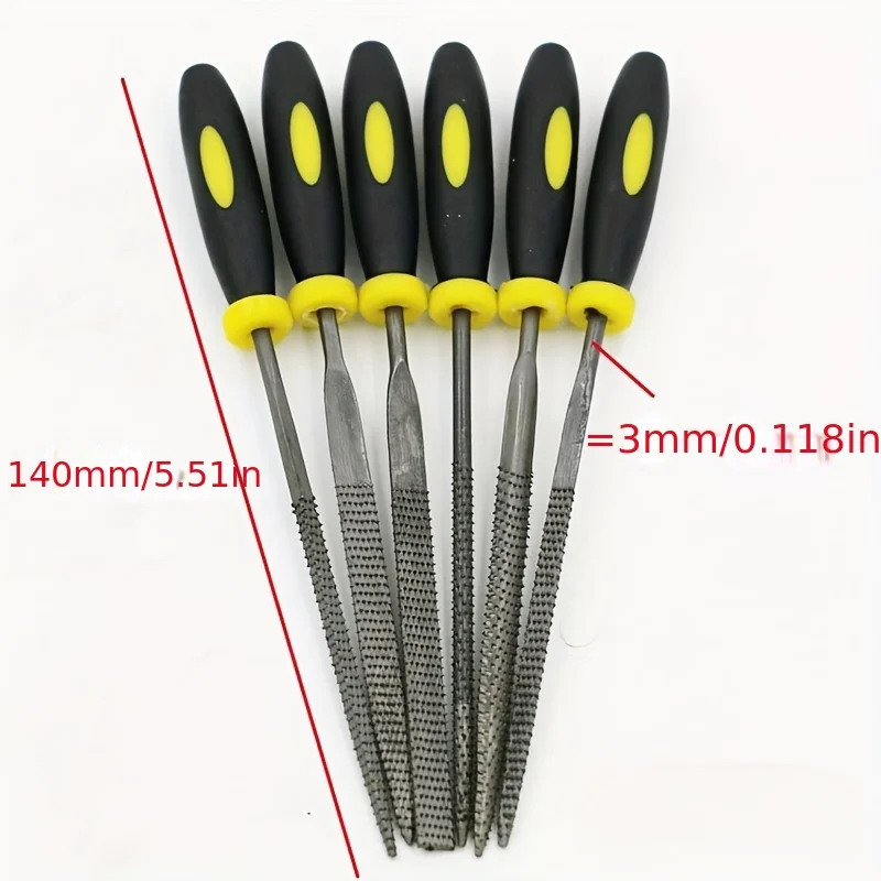 Files Set Small Steel Wood Hand