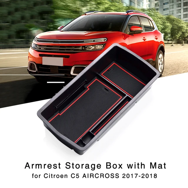 Armlehne Aufbewahrung sbox für Citroen C5 Air cross 2017 2018 Auto Innen  Mittel konsole Organizer Handschuh halter Tablett - AliExpress