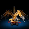 HUINA 1/14 16CH RC Remote Control Broken Drill 1560 RTR 2.4GHz Excavator Car Assembled Battery Outdoor Toys Boys Gift TH18048 5