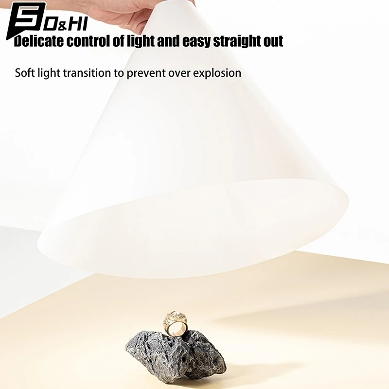 Diffuser Prop Conical Diffuser Photography Props Light Softbox Portable Assembly Prop ...