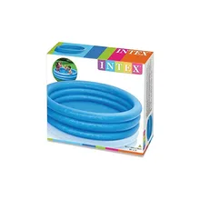 Intex Inflatable Pool 3 blue hoops-swimming pools for boys and girls ideal for summer-168 cm x 36 cm