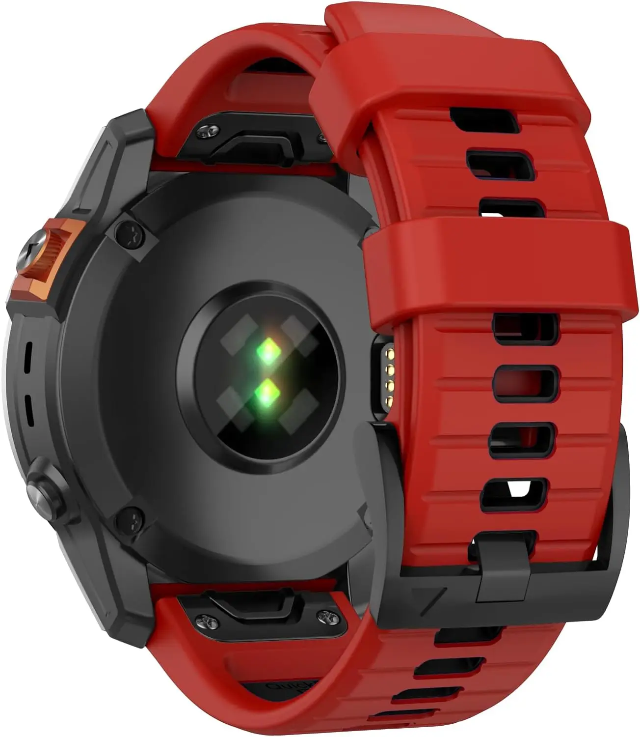 Enhanced Sports Silicone Watch Band - QuickFit 26mm/22mm Strap Bracelet