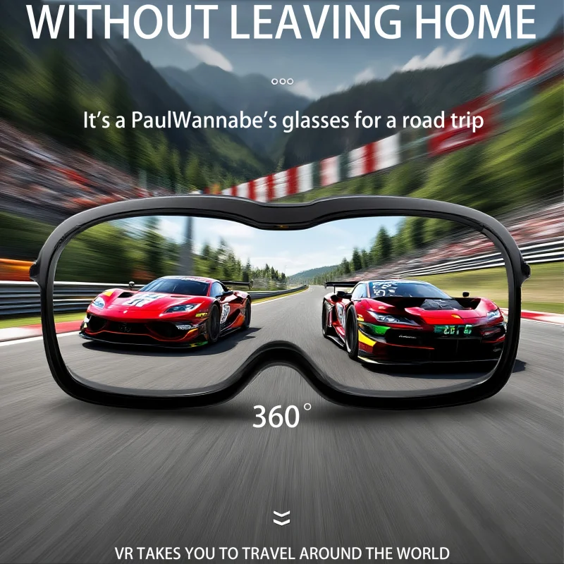 Ergonomic Design of Virtual Glasses with 4K Refresh Rate Mobile VR Head Display Video Game VRR Box VR Game Virtual Game