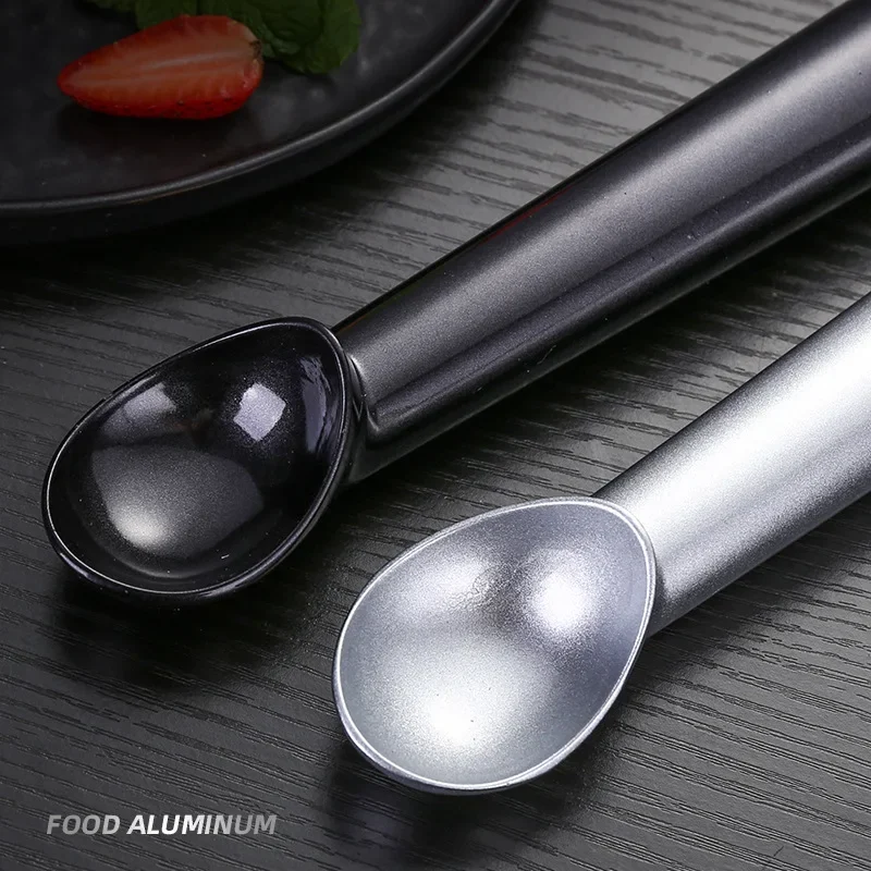 Spoon Portable Aluminum Alloy Non-stick Anti-feeze Ice Cream Baller Stainless Steel Scoop Home Kitchen Tools ice cream scoop