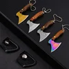 Mini Stainless Steel Small Axe Portable Key Chain, Small Kitchen Knife Disassembly ECD Gift Key Pendant Decoration, Outdoor Tool 1