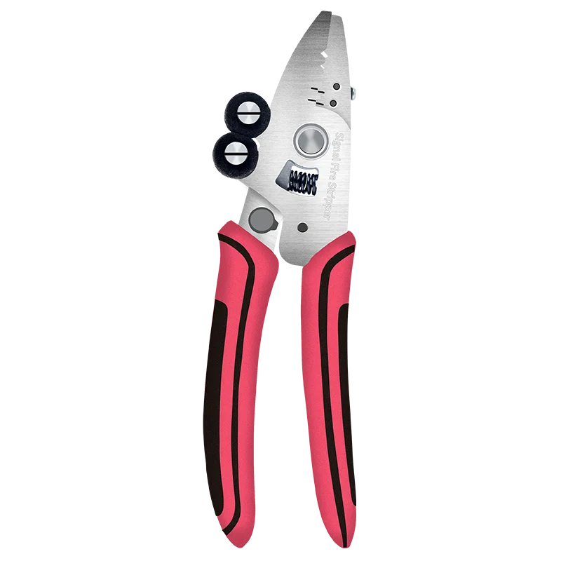 

Signal Fire New 8 in 1 Optical Fiber Stripper Optic Fiber Miller Stripper Scissors Wire Stripping pliers ZSQ-08