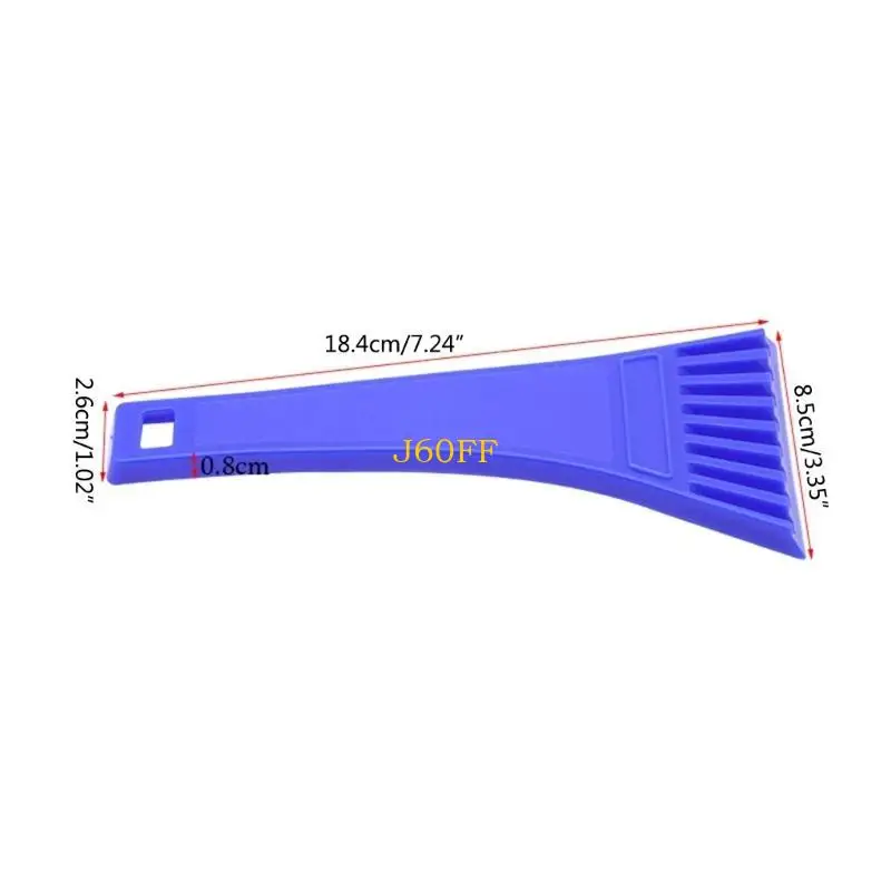 J60F 눈 삽 자동차 창 삽 서리 긁는 도구 자동차 앞 유리 눈 청소 삽 플라스틱 스퀴지