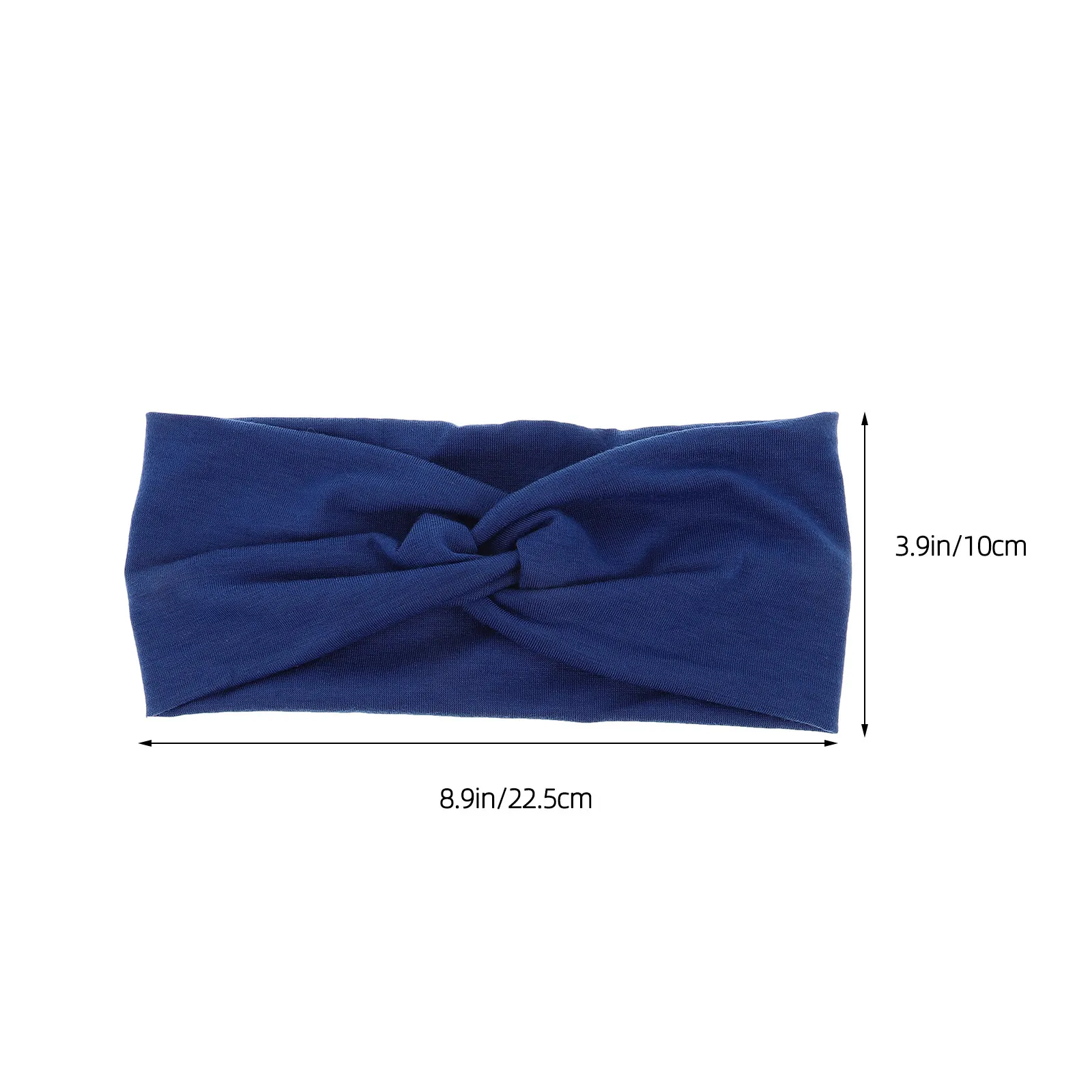 2Pcs 여성용 와이드 탄성 요가 머리띠 통기성 미끄럼 방지 스포츠 머리띠 Boho Turban Head Wrap 러닝 체육관 요가 액세서리