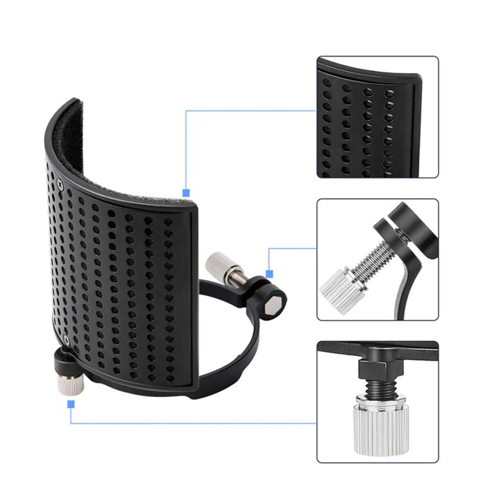 Microphone Filter Handheld for Recording Youtube Microphone Recording