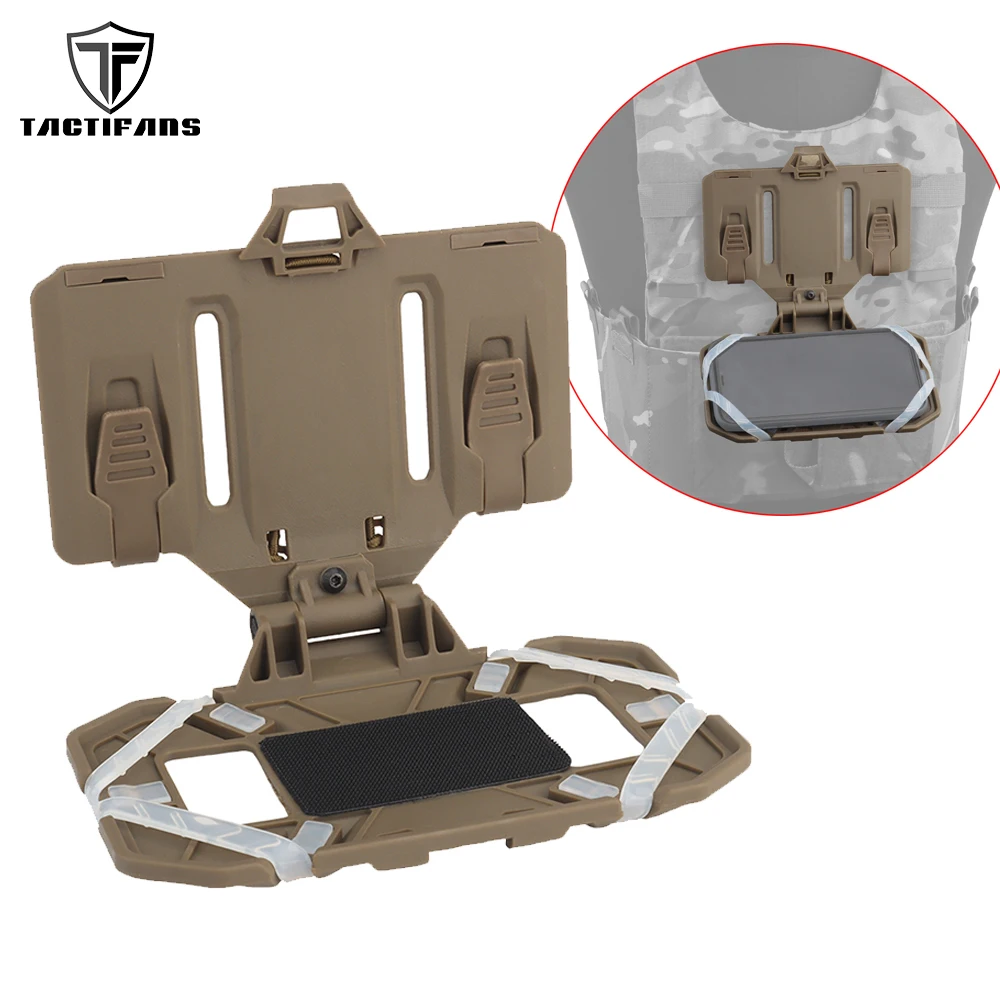 

Tactical Mobile Phone Folded Navigation Board Cellphone Gear MOLLE Holder Nav Board Flip Lite Airsoft Hunting Vest Accessories