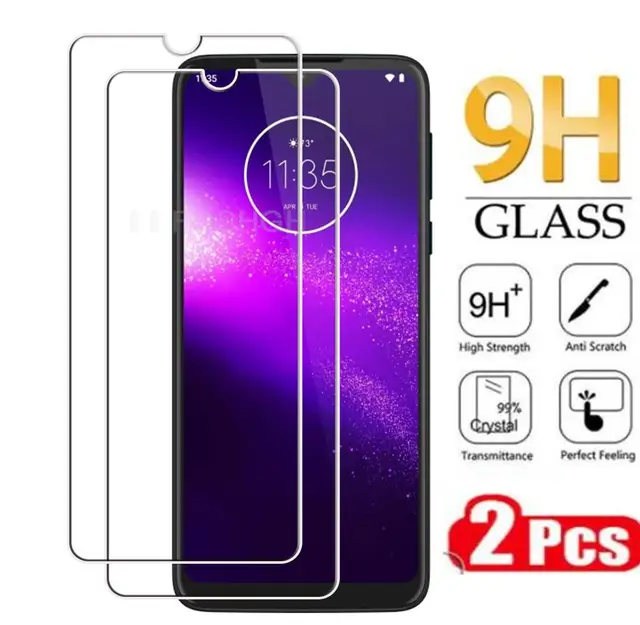2 Pezzi Pellicola Protettiva In Vetro Temperato Per Moto G8 Power Lite - Ultra Resistente 9H, Anti Impronte, Facile Installazione - 2