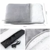 Winter Electric Foot Heating Pad USB Charging Soft Plush Washable Foot Warmer Heater Improve Sleeping Household Foot Warming Mat 6