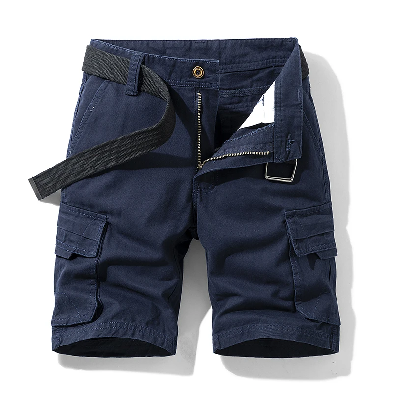 Workwear Shorts Men's Multi-Pocket Outdoor Mountaineering Sports Pirate Shorts Loose Leisure All-Matching Summer Pirate Shorts