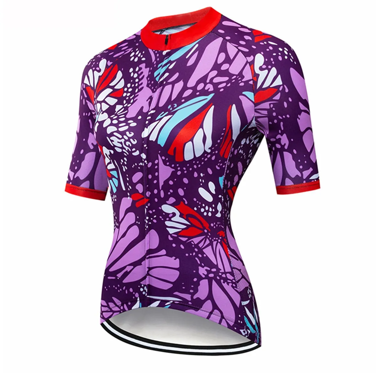 Women's Cycling Tops Short Sleeve Breathable Jerseys Biking Shirt Bicycle Road Tights Clothing for Sports