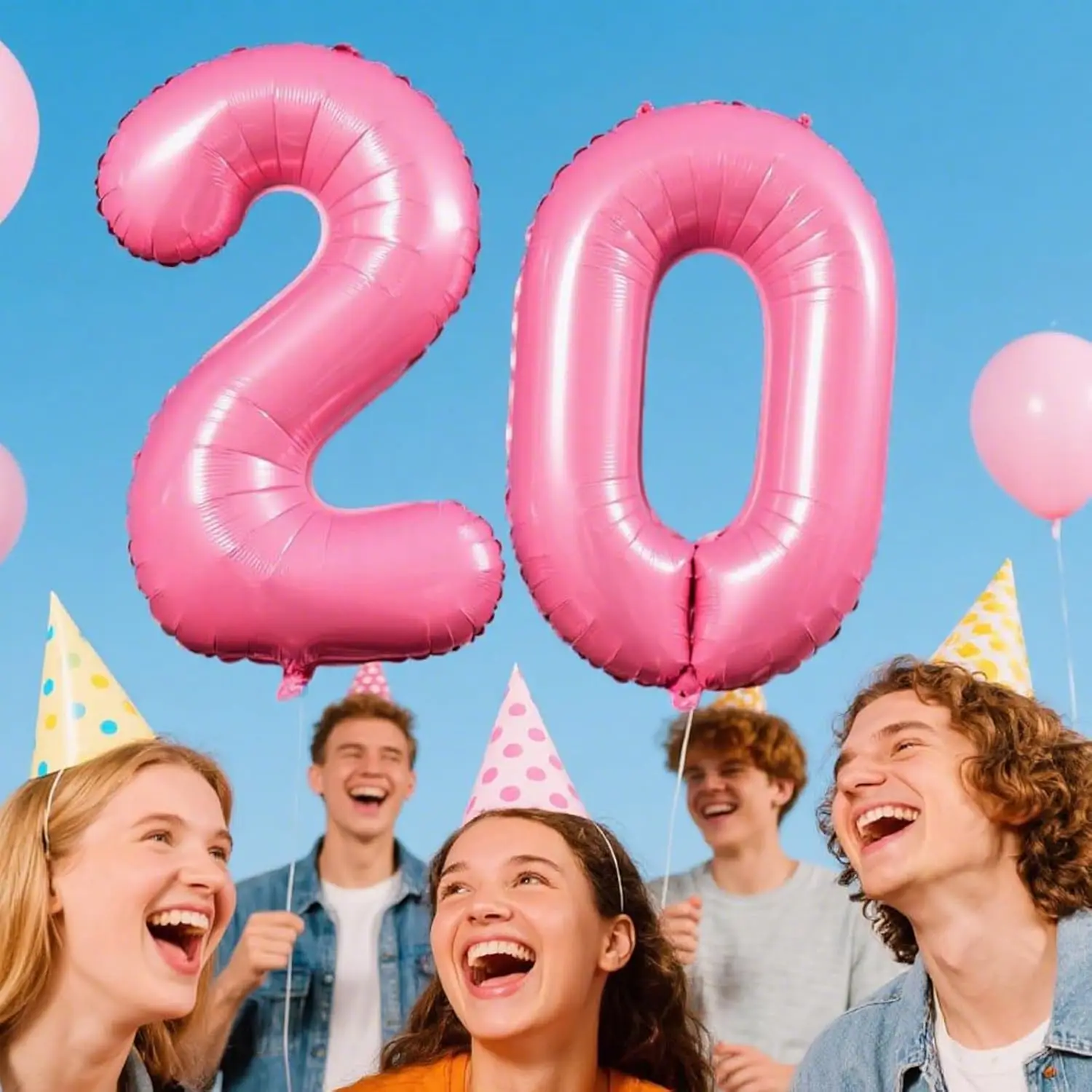 32 Zoll Regenbogen-Farbverlauf Zahlen-Folienballons 0-9 für Kindergeburtstage, Babypartys, Brautpartys und Weitere Optionen Verfügbar – Detail 16