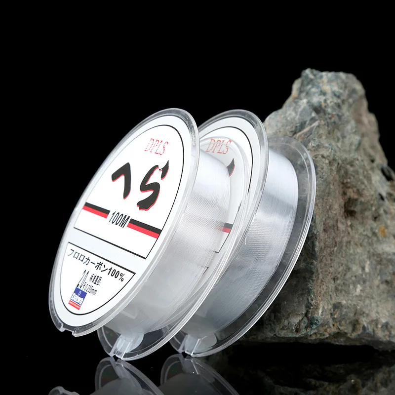 100M Superior Quality Fluorocarbon Fishing Line Clear 4-32LB Carbon Fiber Leader Line 5