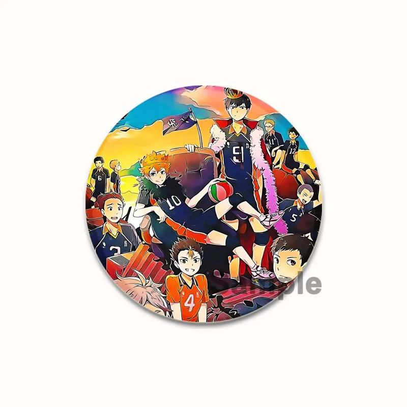 Pin Badges Anime Haikyuu, Chest Ornament Clothing