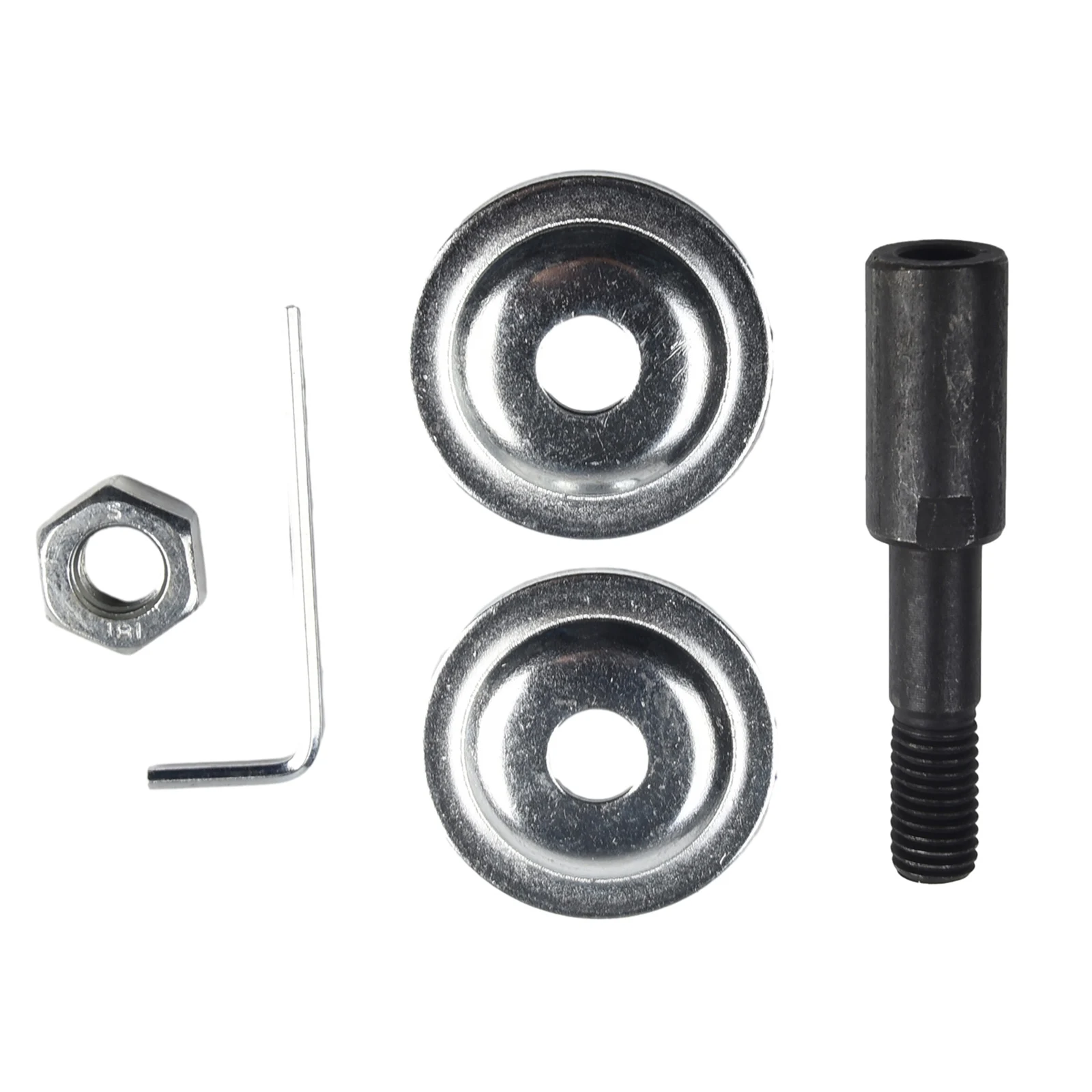 

Grinder Spindle Adapter Motor Shaft 1set Black+Silver For Grinding Polishing Good Abrasion Durable High Quality