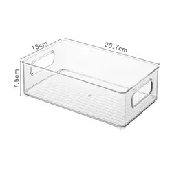 Clear Stackable Multi-Purpose Storage Organizer Box (Stackable Style-2PCS)