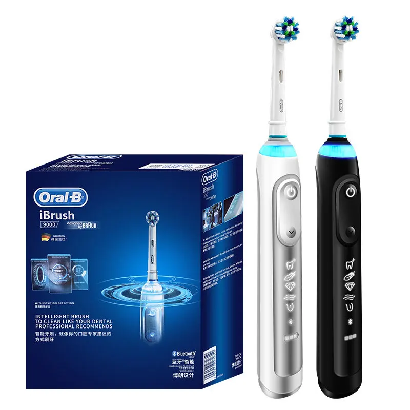 Электрическая зубная щетка Oral-B Pro 9000 перезаряжаемая IBRUSH 5 режимов обнаружения