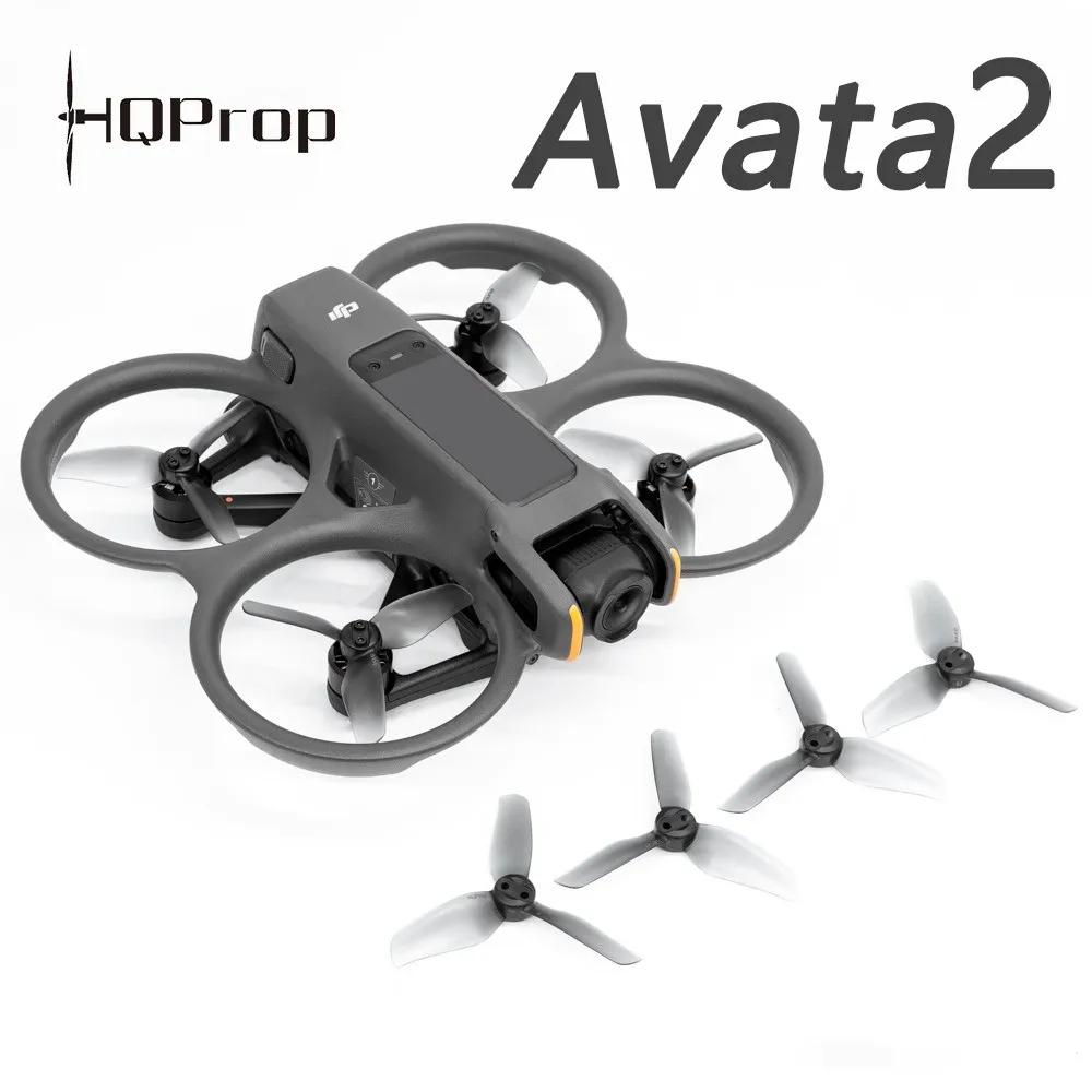 2/4 Pairs HQProp 3X3X3 Propeller 3Inch 3-Blade Prop Grey Poly Carbonate compatible DJI Avata 2 For FPV Racing Drone Parts thumbnail 4