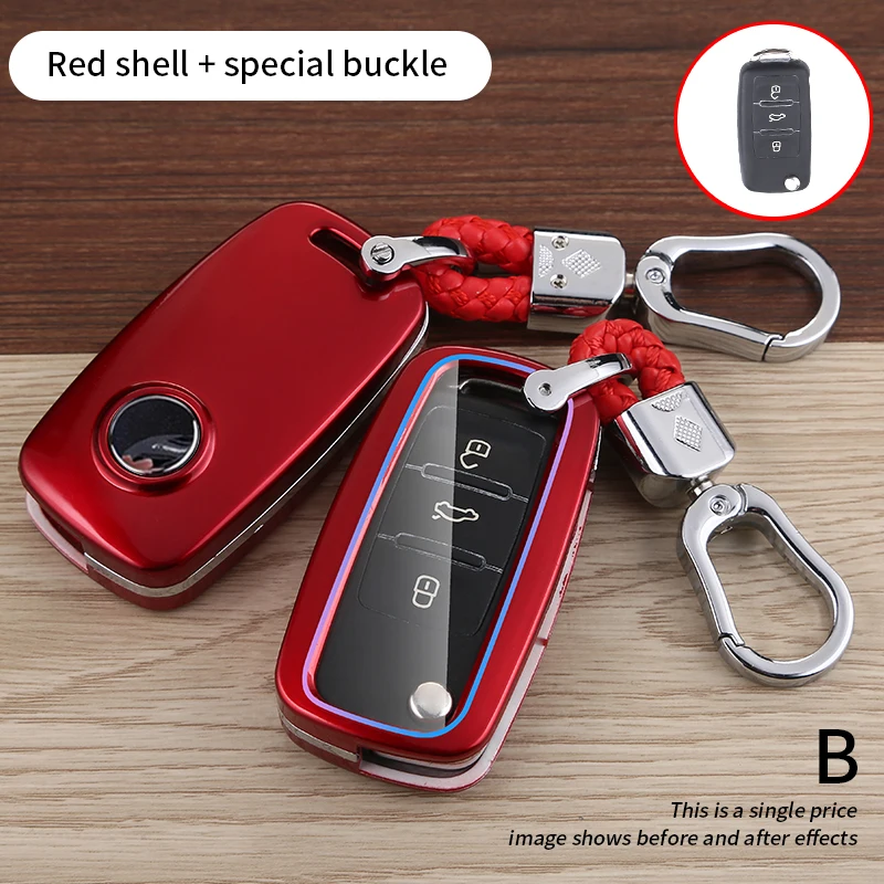 Cover chiate/telecomando per Volkswagen Polo VW Golf 7 Passat Tiguan Scirocco Skoda Octavia Seat - S0faf8551979442b8aa5069f32a227c12U