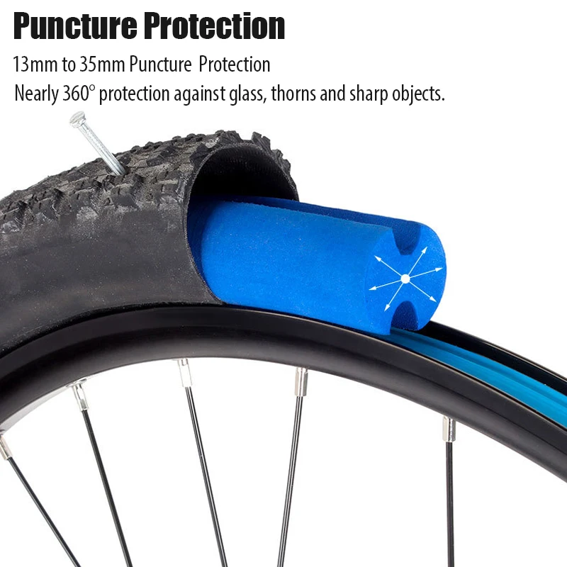 Puncture Proof Tire Tube Protector Rubber Bicycle Tire Insert - Main Image