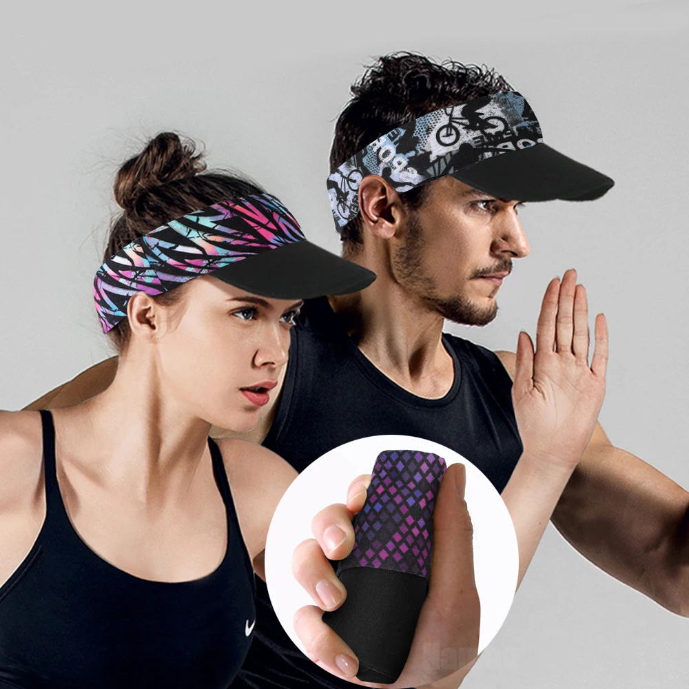 

Mini Foldable Sports Hat Outdoor Cycling Quick Drying Sun Protector Running Hat Mountain Climbing Sweat Absorption Breathable