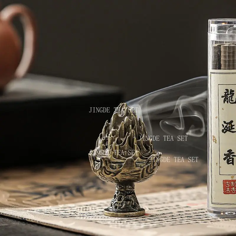 Shoushan Furnace Indoor Household Agarwood, Sandalwood, Osmanthus, Chinese Style Aromatherapy Stove Tea Room Exclusive