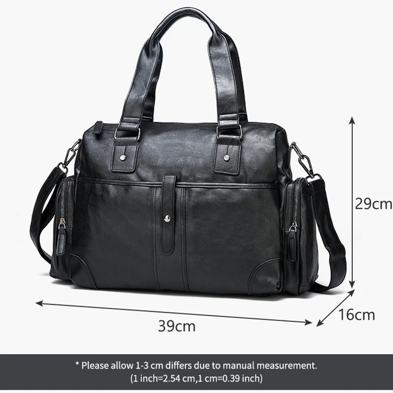 

2023 Men Crossbody Bag Waterproof Male Big Capacity Handbags Outdoors Luggage Bags Black Shoulder Bag