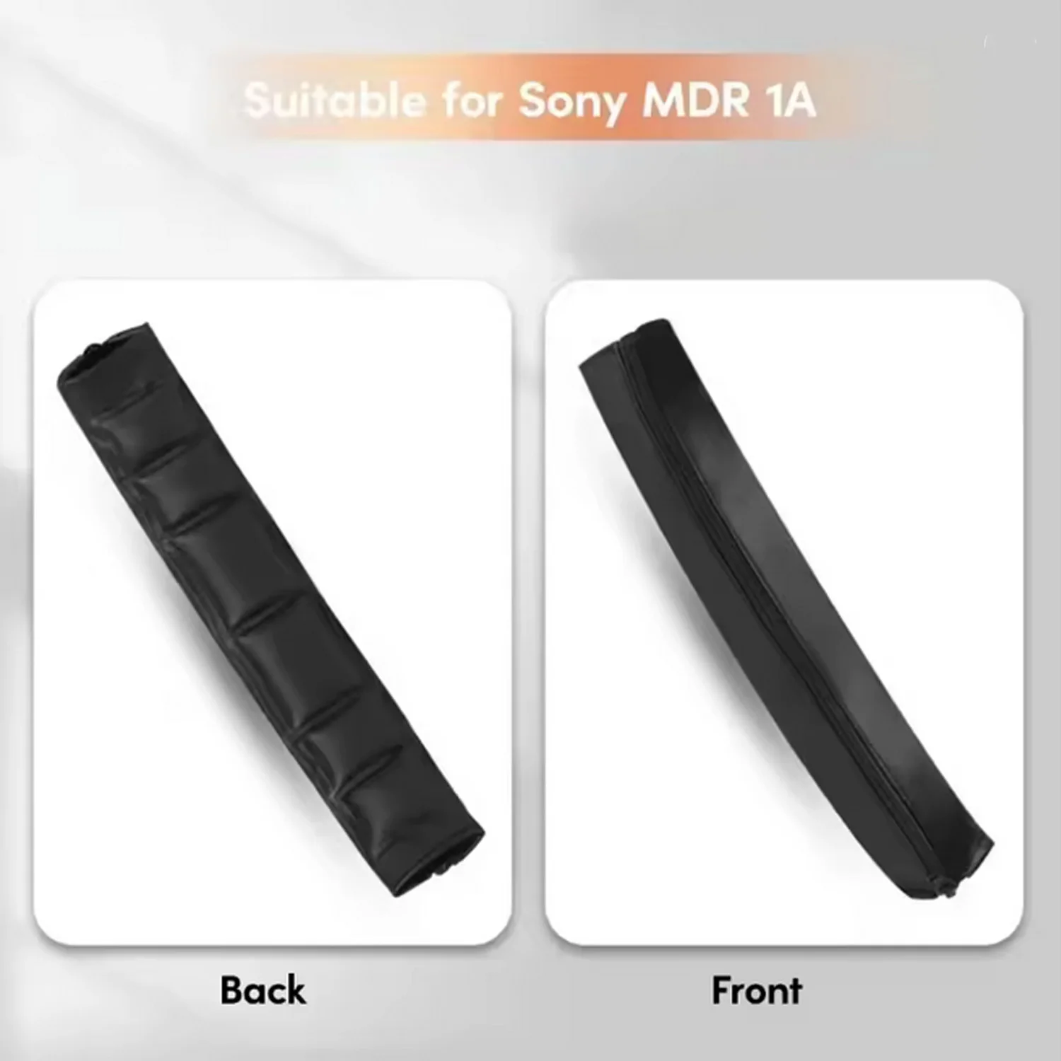 Easy Install Headband Zipper Cover for ATH MSR7 MSR7NC MSR7BK MSR7GM Headphone Replacement Headband Ear Pad Cushion Cover