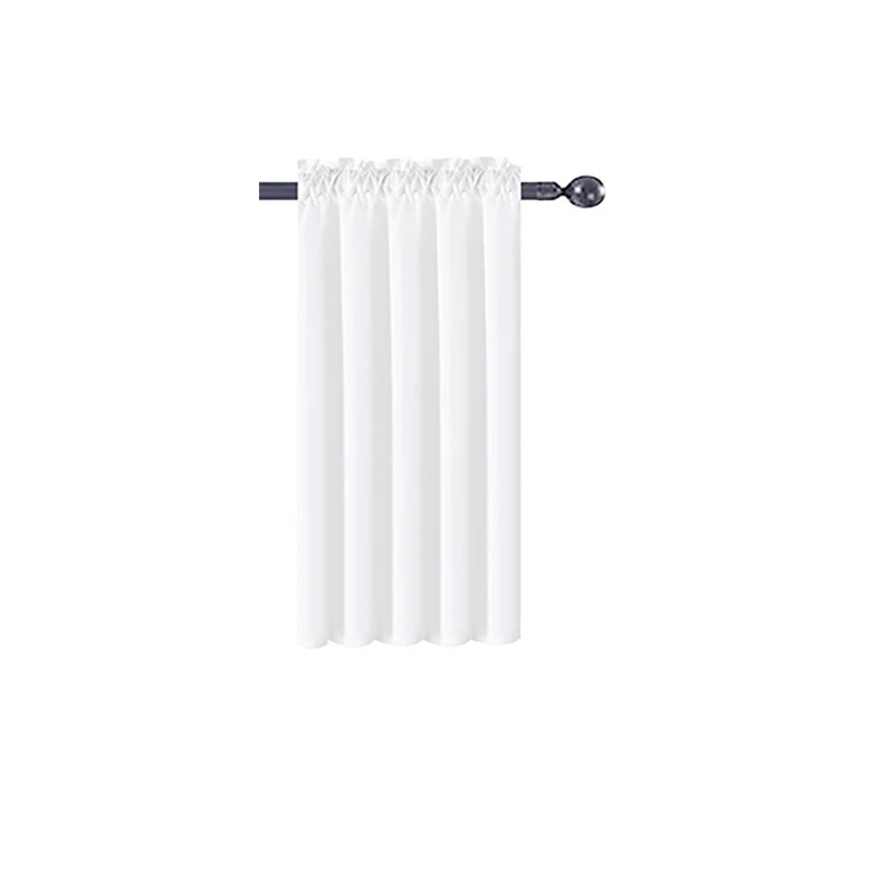 וילונות קצרים ושקופים עם פאנל 1/2 אינץ', עמידים במים, מתאימים למטבח ולחדר האמבטיה
