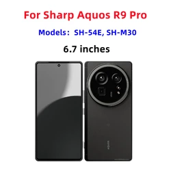 Matte Privacy Hydrogel Screen Protector - 2 - Pack, Full Coverage, Eye Care for 2pcs Privacy Matte (Sharp Aquos R9 Pro)