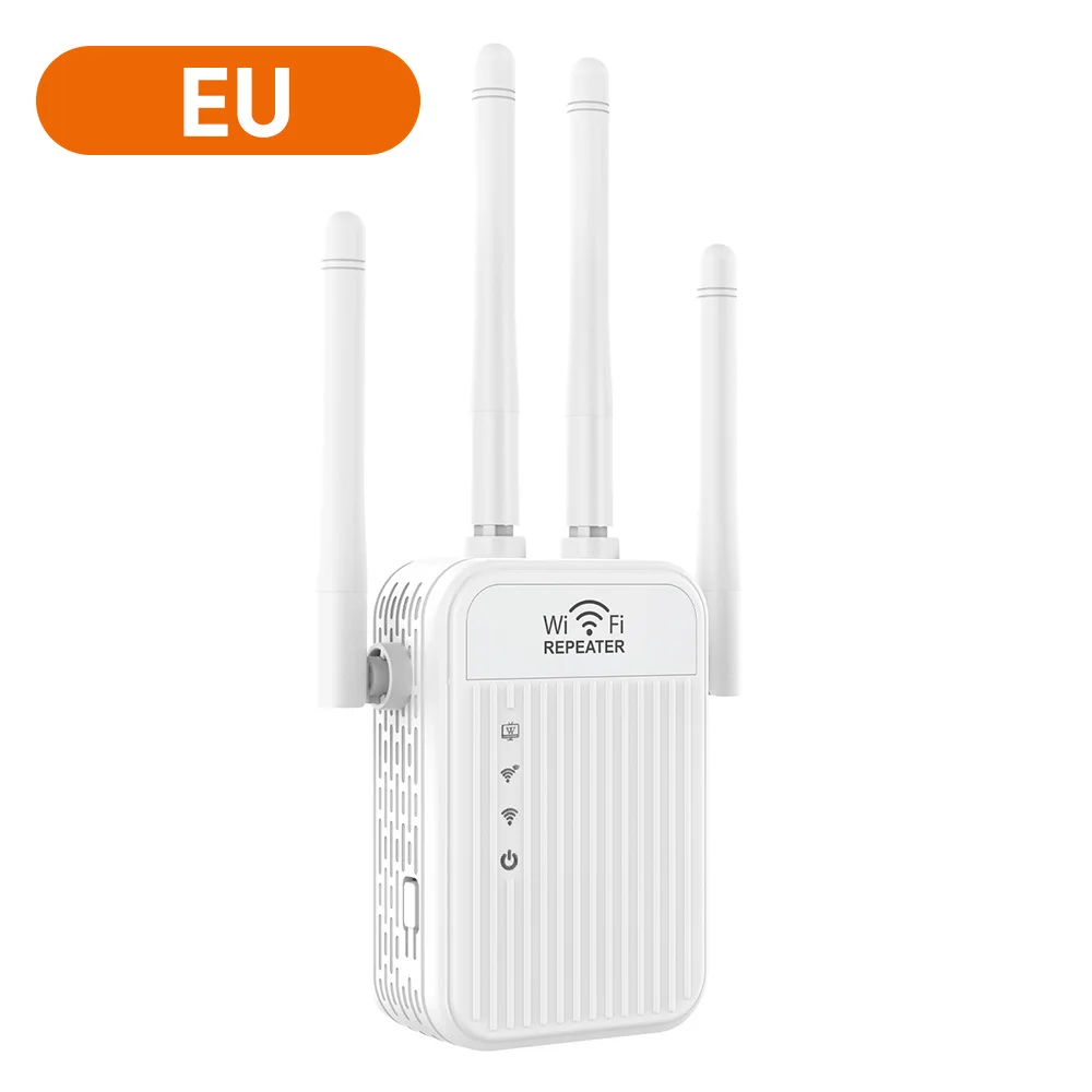 Dual-Band Wireless WiFi Signal Booster with Gigabit Connectivity