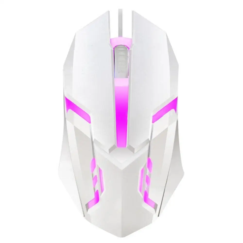 Wired Gaming Mouse LED Luminous Backlit Mechanica Side Glare Gaming Home USB Macro Office Laptop Button Compute C2D1