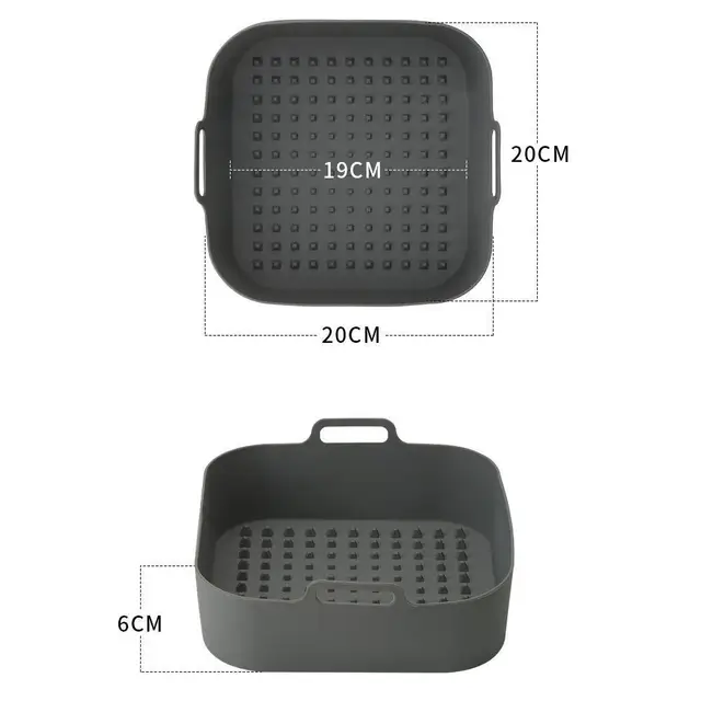 Silicone Air Fryer Baking Pan Liner 6
