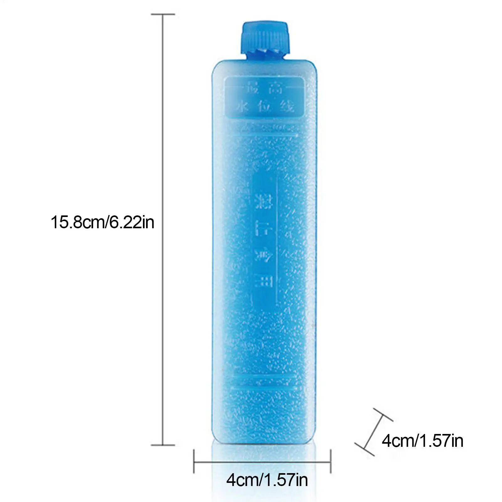 2pcs Ice Blocks Reusable Cold Ice Packs Long-Lasting Cold Block Portable Ice Pack Lunch Bag Cooler Keep Food Fresh Cooler Box