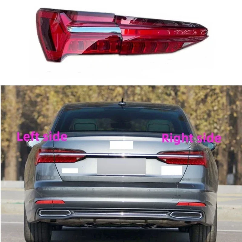 

For AUDI A6 C8 2019 2020 2021 Sedan Rear Taillight Assembly Housing Brake Light Reversing Lamp Assembly