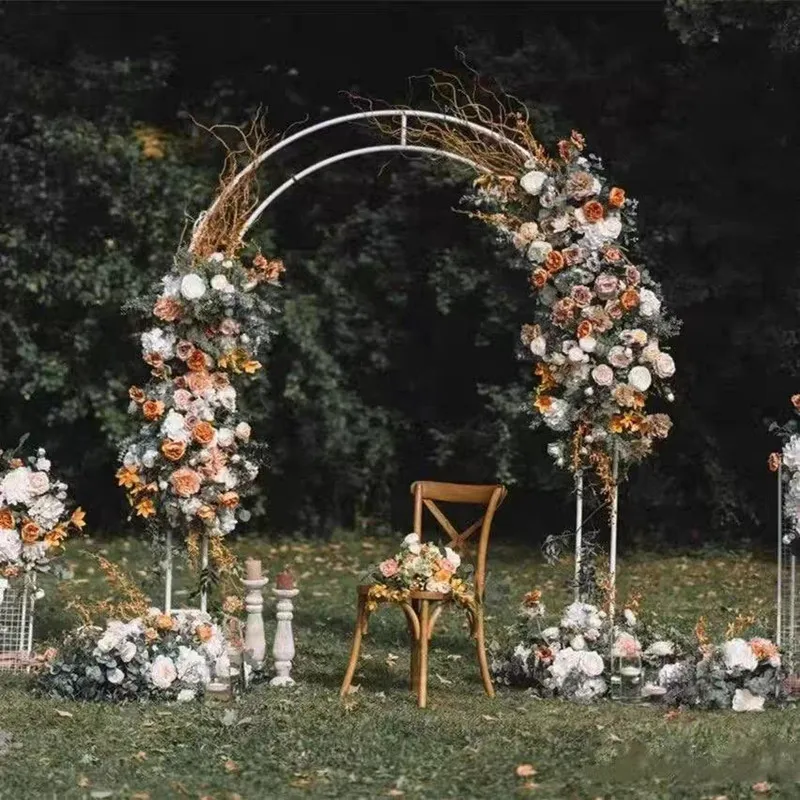 1PCS Wedding Arches Open Arch Backdrop Frame U Shaped Wedding Arches for Ceremony Baby Shower Garden Birthday Party Decoration