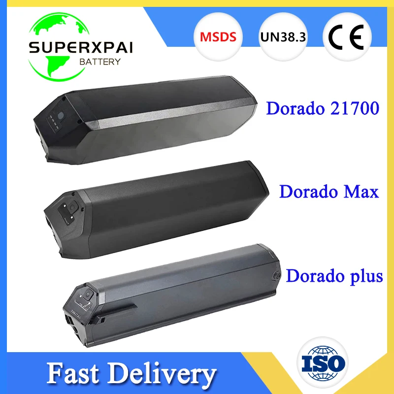 

Dorado 21700 Plus Max Reention E-bike Battery 48v 13Ah 17.5Ah 20Ah 25Ah Ebike Battery 1500W 1000W NCM Bike Bicycle Battery