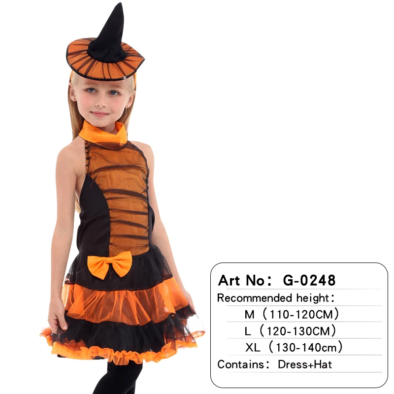 thumbnail image 1 of Disfraz de mago/Princesa para el Día de Todos los Santos, vestido de bruja para fiesta de Carnaval de Halloween para niña, 1 of 5