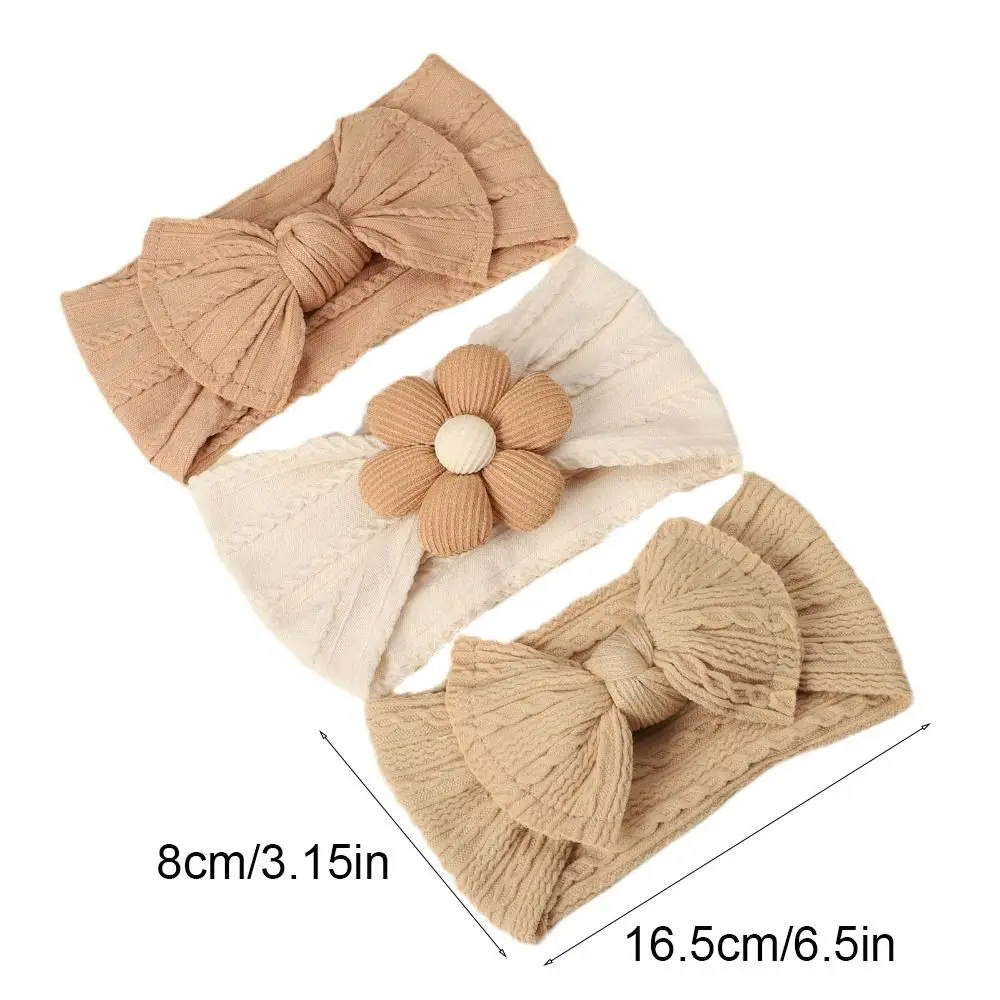 Cute Bow Baby Headband Flower Korean Style Infant Hairband Turban Headdress Elastic Hair Hoop Kids