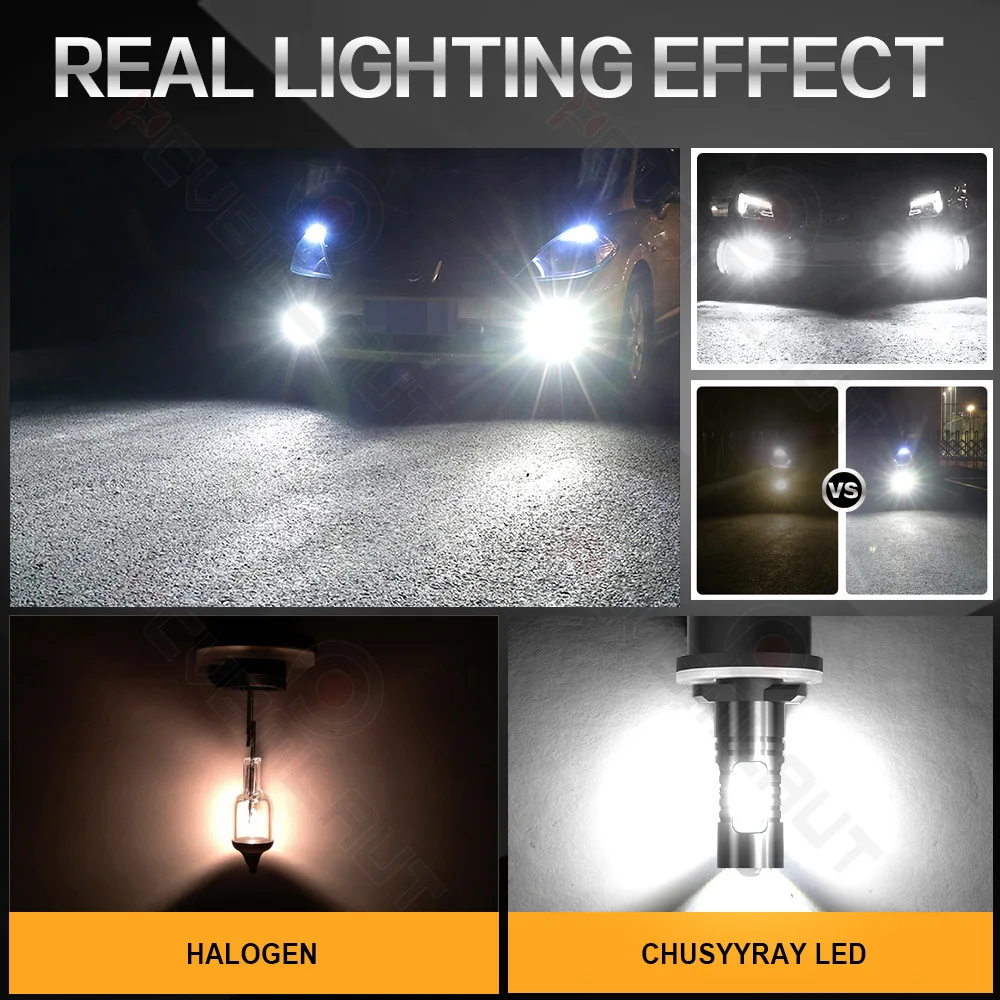CHUSYYRAY ڵ  3013-880  Ʈ LED Ʈ,  ο  Ȱ , ȭƮ 6000K ڵ ׼, 2 
