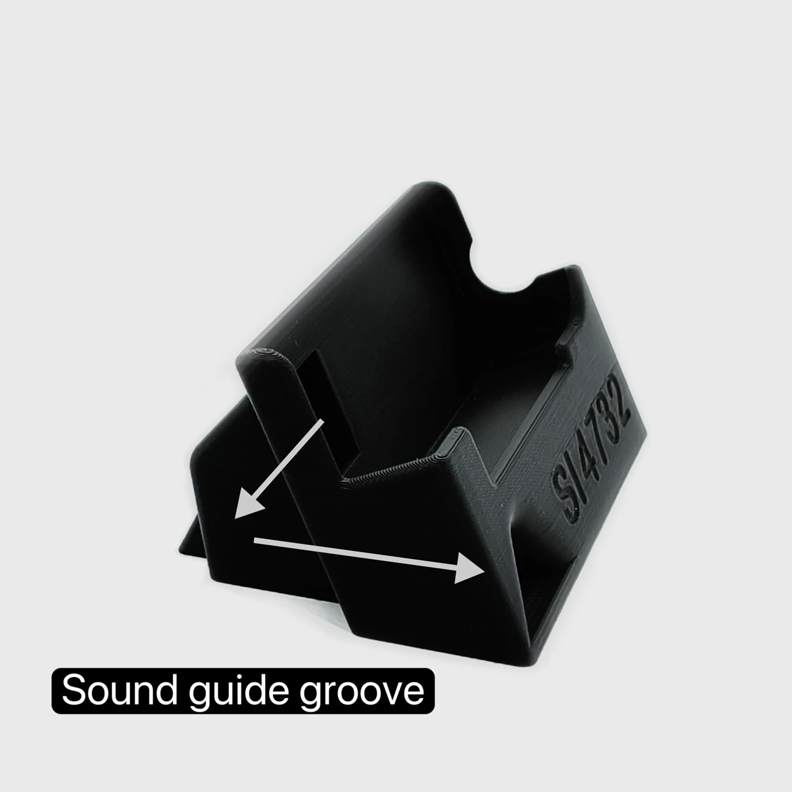 ATS MINI SI4732 DSP 범용 라디오 브래킷(내장형 사운드 가이드 홈 포함) 편리한 라디오 스탠드 충격 방지 라디오 랙