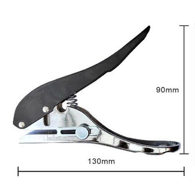 Portable Punching Pliers Handle Punch Countersink Drill Bit Handheld for Labels Badge