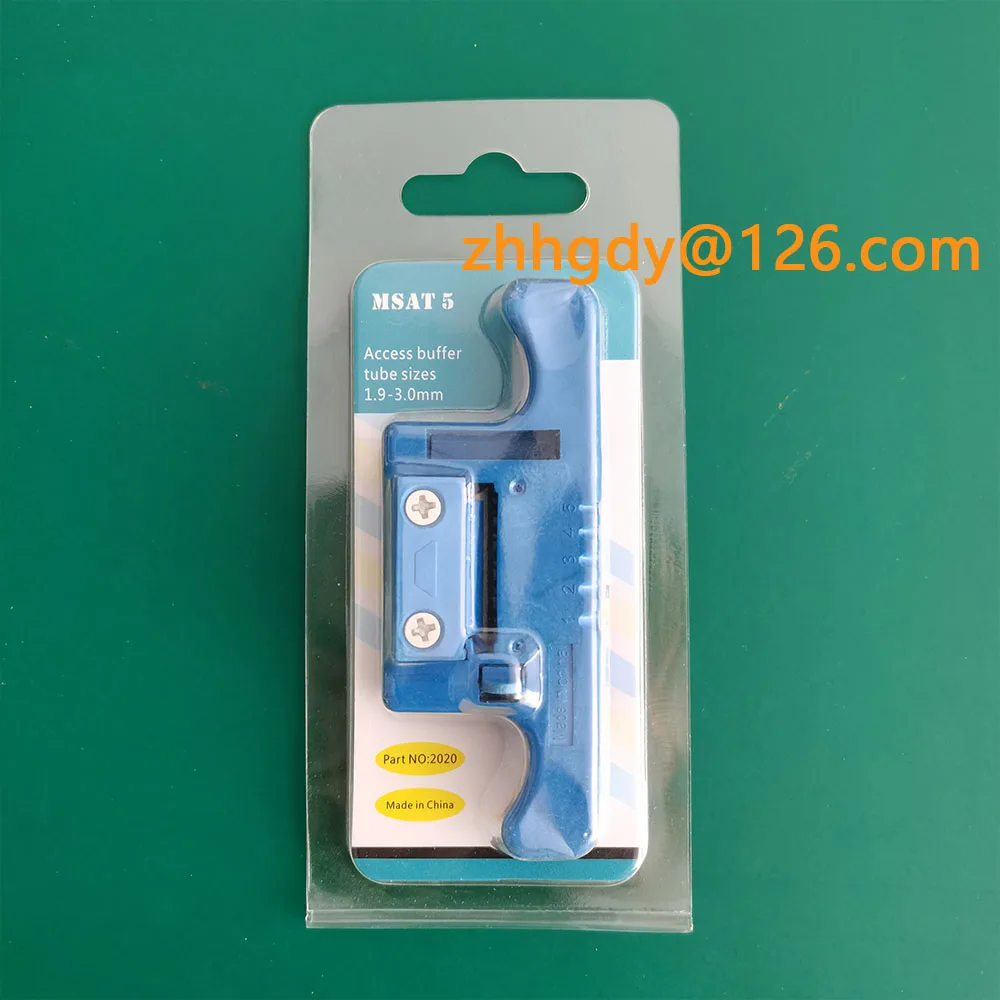 Domestic Optical Cable Ribbon Stripper, Loose Buffer, Tube Stripper Access, Replaceable Blade, MSAT-5, 1.9-3.0mm