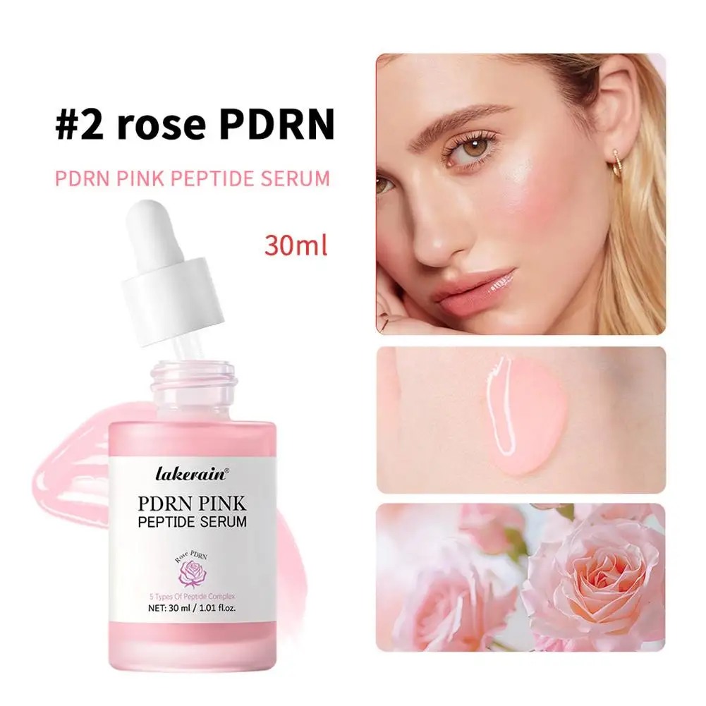 PDRN Pink Peptide Serum, 30ml Glow Skin Peptide Niacinamide Hydrating Moisturizing Firming,Uneven Skin Tone,Korean Skincare 4