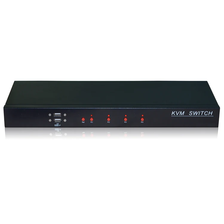 

HighTek HK-4T1VK High quality new style 350MHz usb VGA kvm switch 4 port