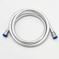 1.5M/2M PVC Flexible Shower Hose Black/Silver Handheld Shower Head Special Hose Bathroom Accessories 1